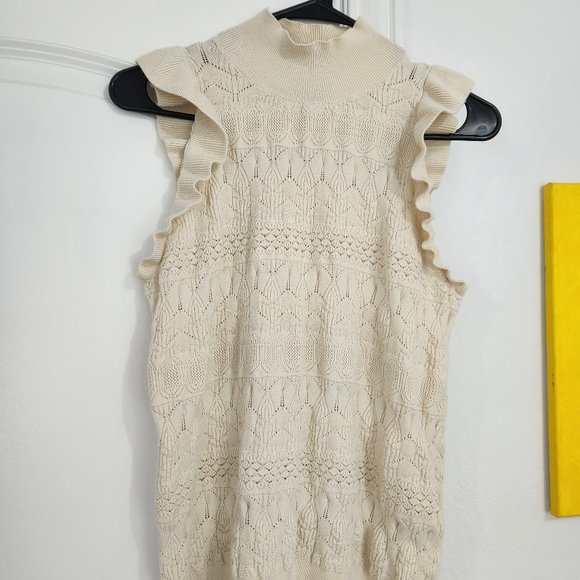 Who What Wear Tops - **NWOT** Who What Wear Beige Tank- Size L